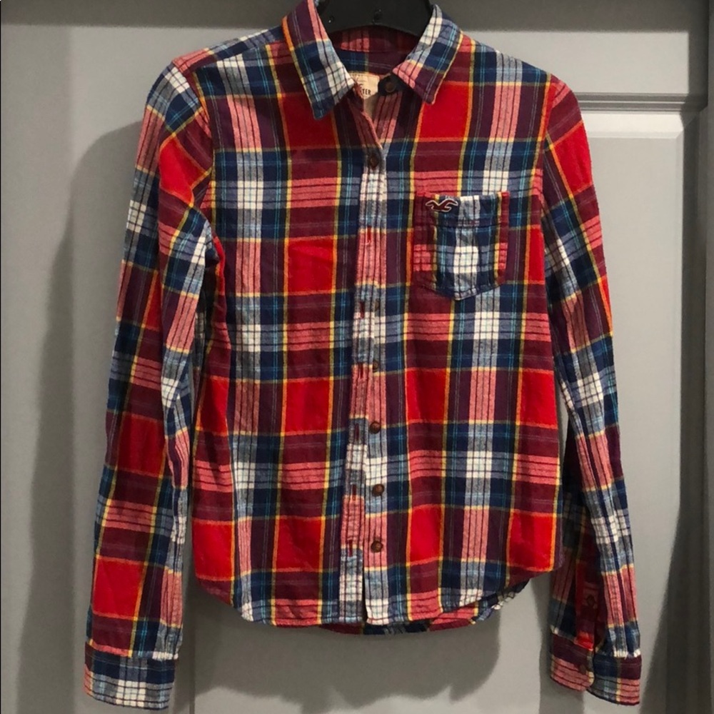 Hollister Flannel Plaid Shirt